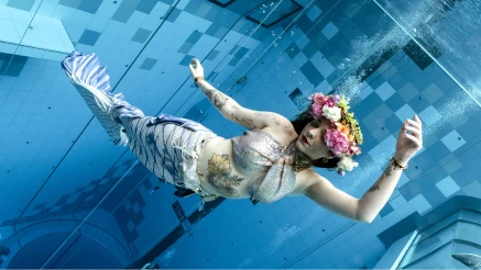 mermaiding image
